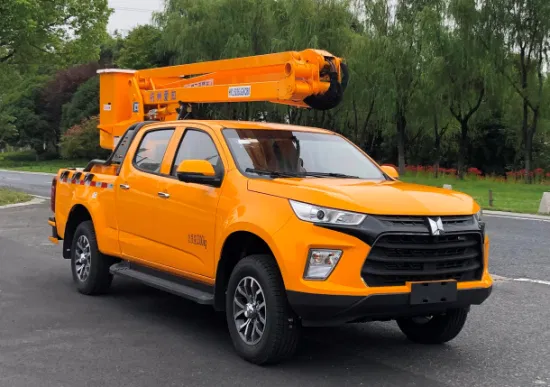 Pickup Isuzu Truck Mounted Aerial Work Vehicle